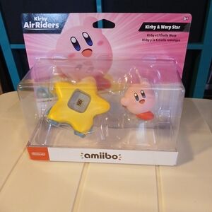 Kirby Amiibo with Warp Star Nintendo 2025 Air Riders